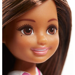 Barbie Club Chelsea Brunette with Puppy Top Doll