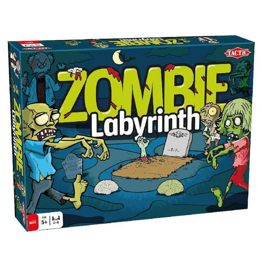 Tactic Games Zombie Labyrinth Board Game - Maqio