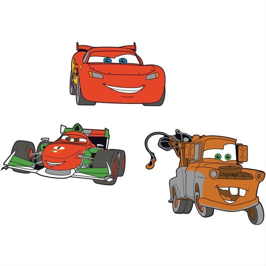 Cars 2 Foam 3pc Wall Art For Bedroom