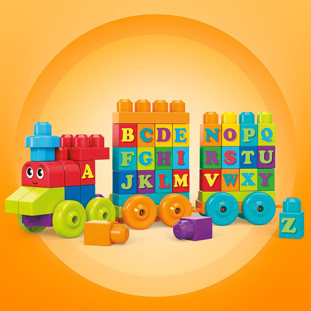 Mega Bloks Building Basics ABC Learning Train - Maqio