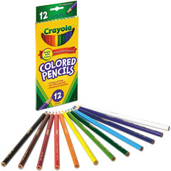 Crayola 12 Pre-Sharpened Coloured Pencils - Maqio