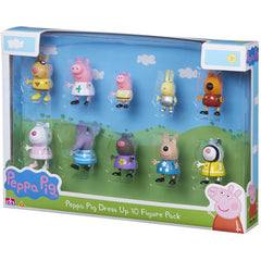 Peppa Pig Dress-up 10-Figure Pack - Maqio