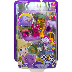 Polly Pocket World Elephant Adventure Compact with Mini Figure