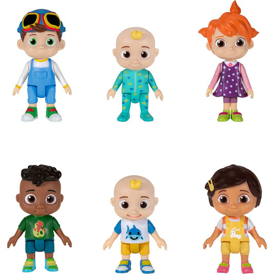 Cocomelon Family & Friends 6 Figure Pack Mixed