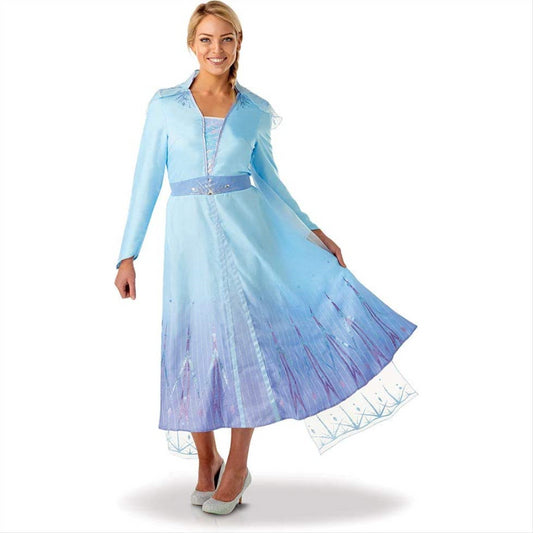 Rubie's Disney Frozen 2 Elsa Deluxe Dress Adults Costume - X-Small (UK Size 6)