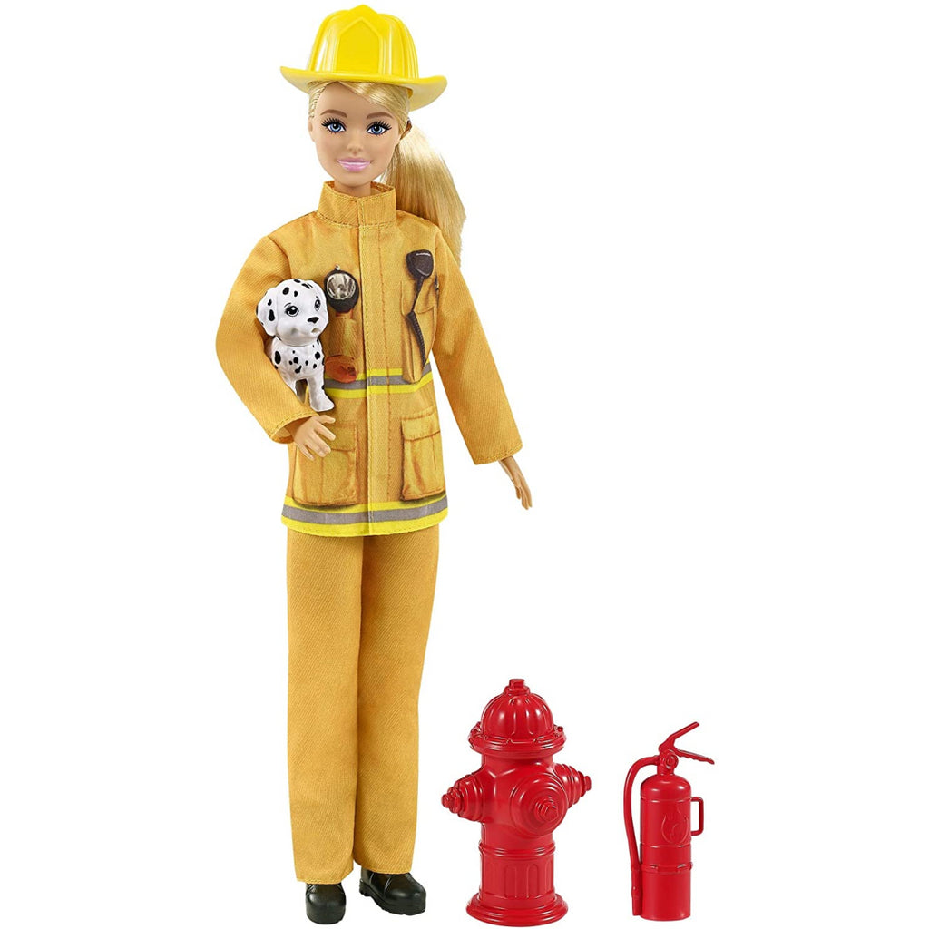 Barbie Firefighter Playset with Blonde Doll - Maqio
