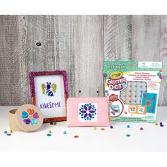 Crayola Glitter Dots Stencil Stickers