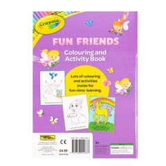 Crayola Fun Friends Colouring & Activity Book - Maqio