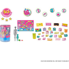 Barbie Colour Reveal Slumber Party Dolls & 50 Accessories Pack