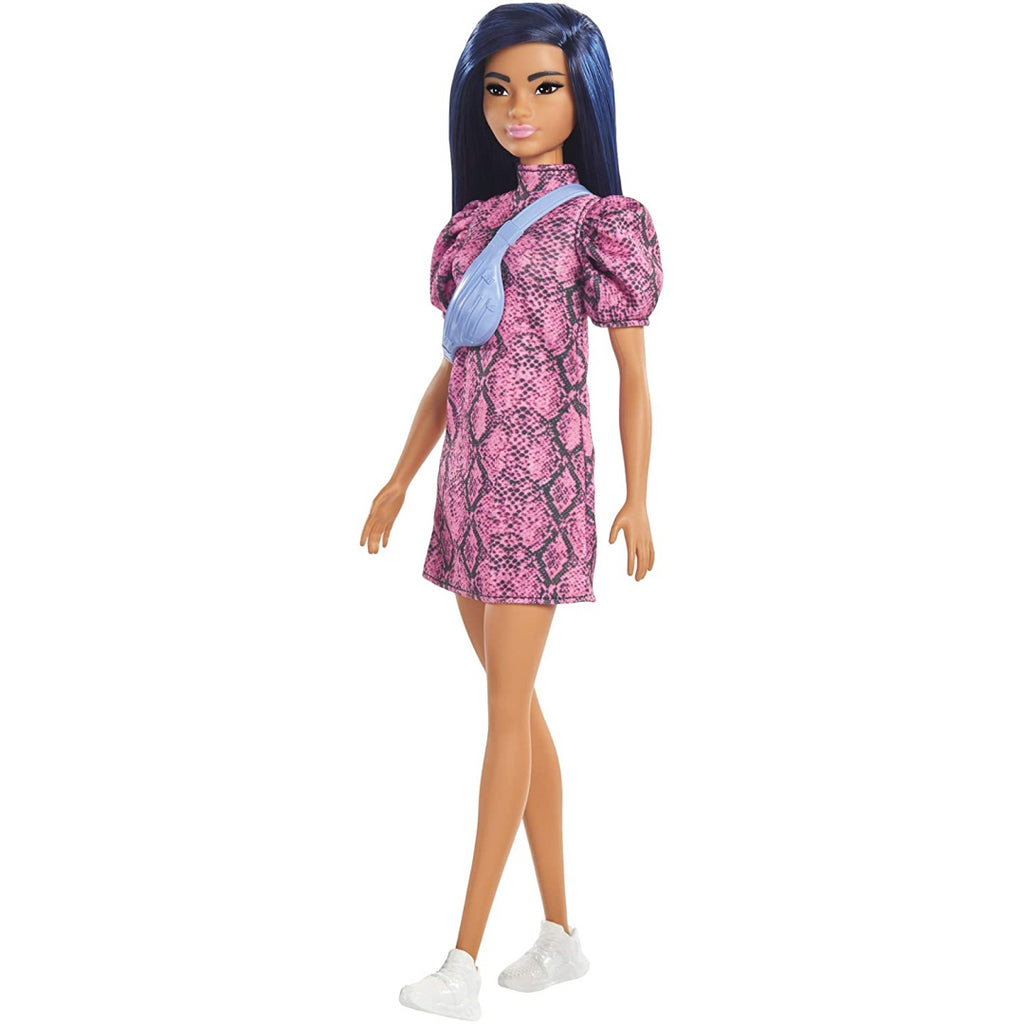 Barbie Fashionistas Doll 143 with Snakeskin Dress - Maqio