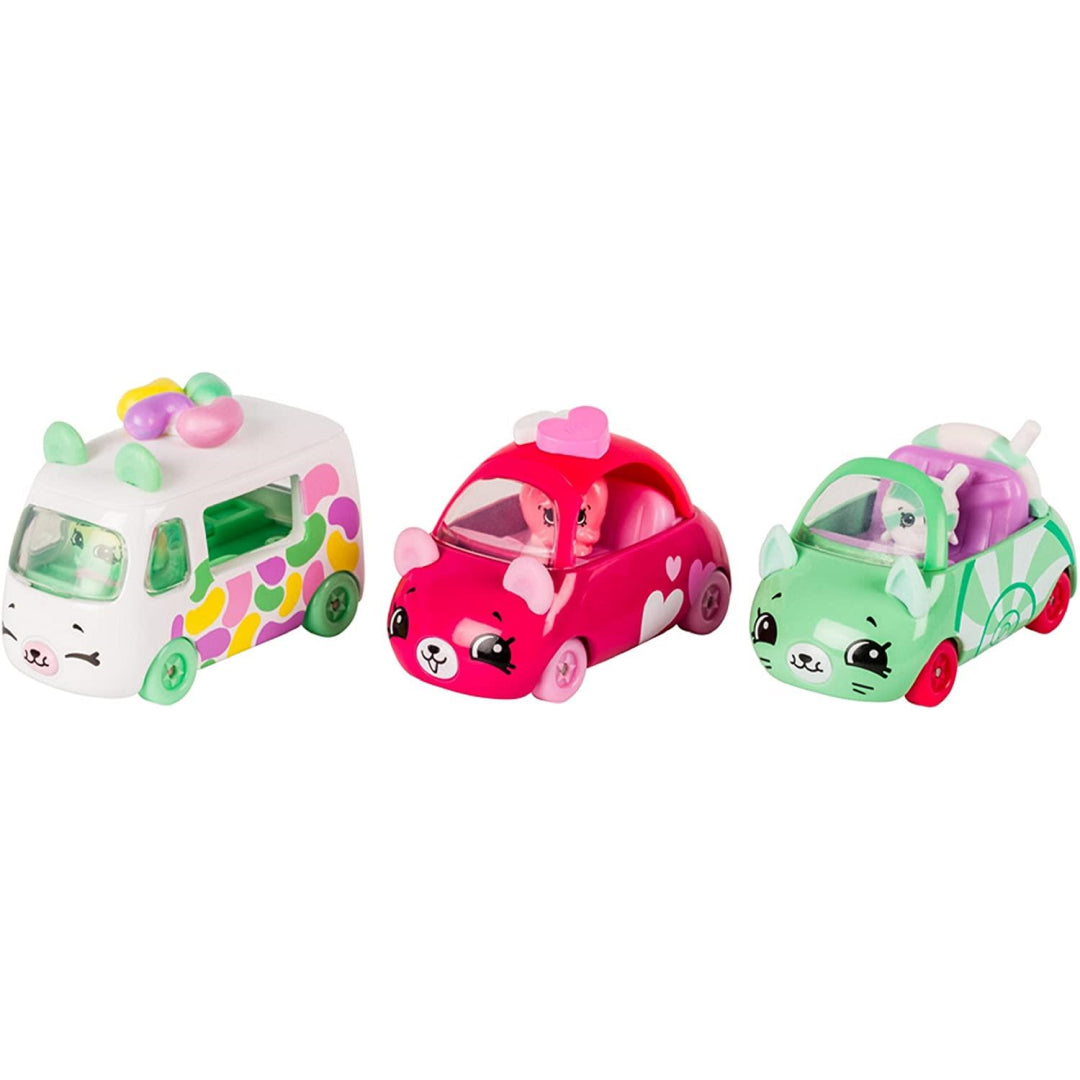 Shopkins Cutie Cars 3-Pack Candy Combo Collection - Maqio