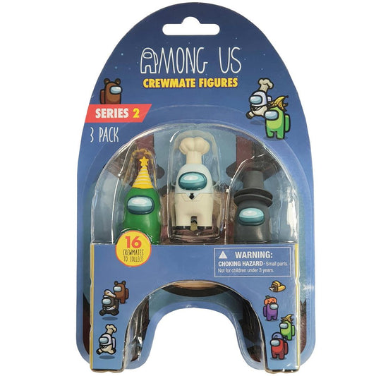 Among Us Action Figures Crewmate Series 2 Set of 3 - Box V2