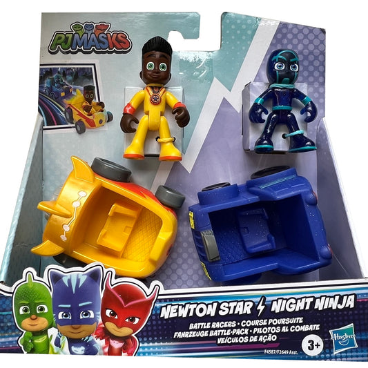 Pj Masks Battle Racers Newton Star Vs Night Ninja