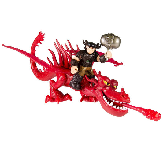 How to Train Your Dragon Snotlout and Hookfang Figures - Maqio