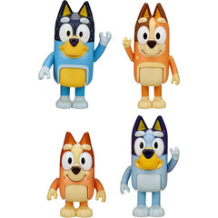 Bluey Family Bingo Bandit and Chilli 4 Figure Pack Action Figures 2.5in