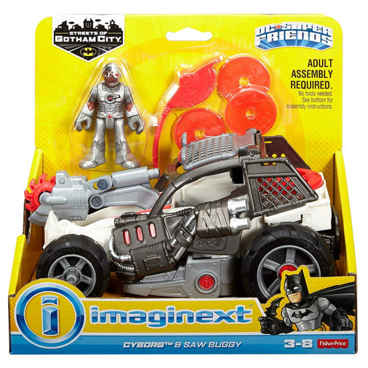 Fisher-Price DRY87 Imaginext Cyborg and Saw Buggy Vehicle Toy Playset - Maqio