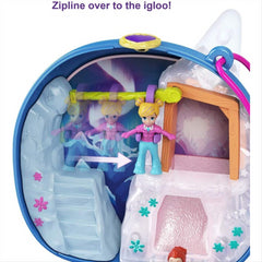 Polly Pocket Freezin Fun Narwhal Compact with Fun Reveals Doll