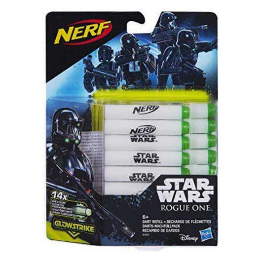 Hasbro Nerf B7865 Disney Star Wars 14 Glowstrike Darts Refill Pack - Maqio