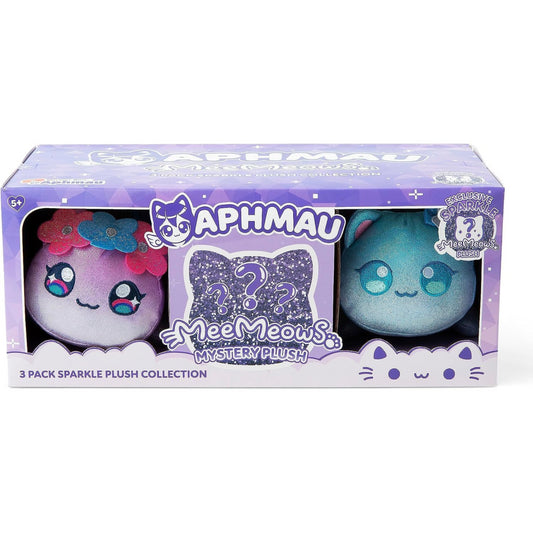 Aphmau Meemeows 3 Pack 6-Inch Sparkle Plush Collection