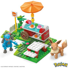 MEGA Pokemon Adventure Builder Picnic Set 193pc - Eevee and Lucario figures