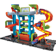 Hot Wheels City Mega Tower Carwash with 1 Colour Shifters Car