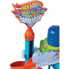 Hot Wheels City Mega Tower Carwash with 1 Colour Shifters Car