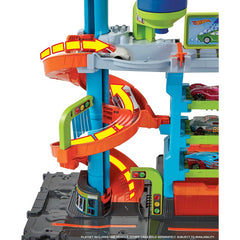 Hot Wheels City Mega Tower Carwash with 1 Colour Shifters Car