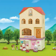 Sylvanian Families Boutique Shop and Accessories with Persian Cat Mother