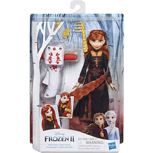 Disney Frozen 2 Sister Styles Anna Fashion Doll