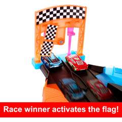 Cars Disney Pixar Glow Racers Launch ‘N Criss-Cross Playset