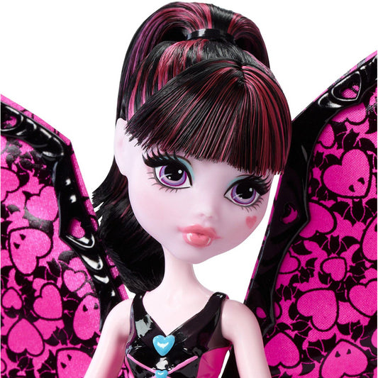 Monster High DNX65 Ghoul-to-Bat Transformation Draculaura Toy Doll - Maqio
