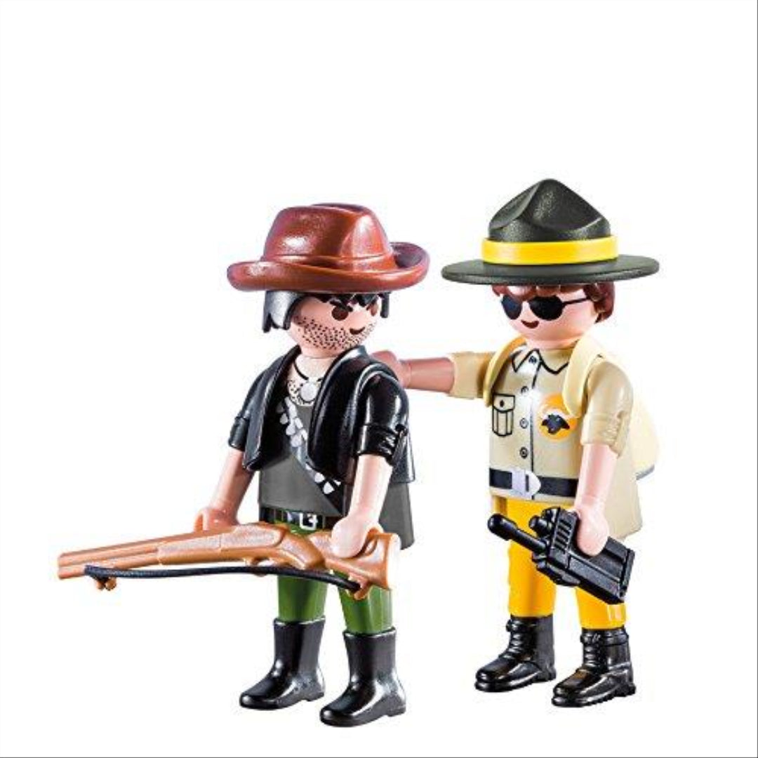 Playmobil 9217 Collectable Ranger and Hunter Duo Pack - Maqio