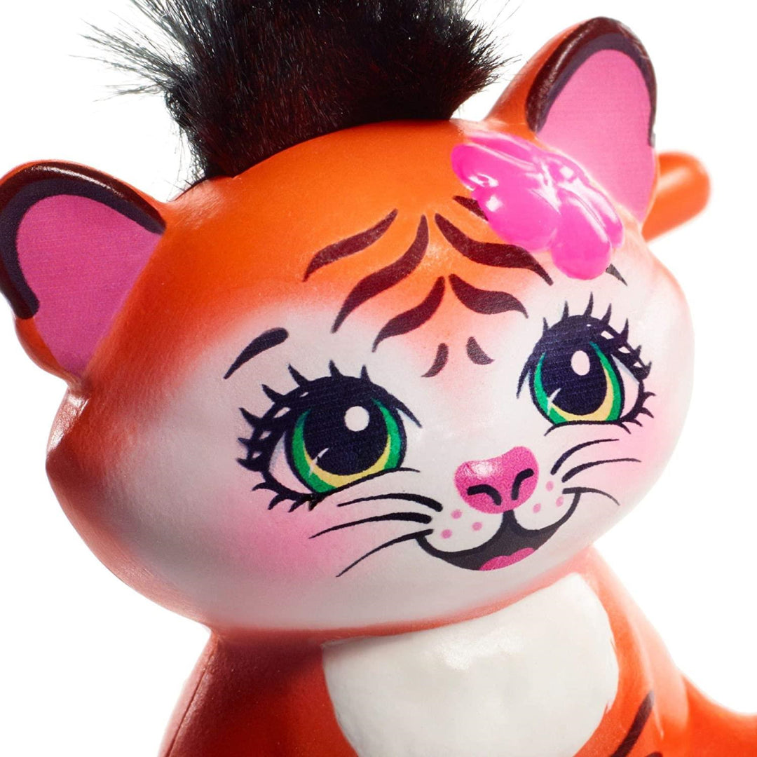 Enchantimals Tanzie Tiger Doll and Tuft Figure Playset FRH39 - Maqio