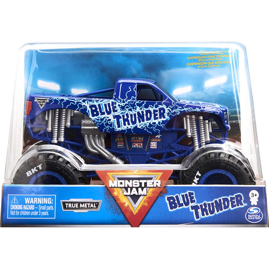 Monster Jam Blue Thunder True Metal Die Cast 1:24 Scale - Maqio