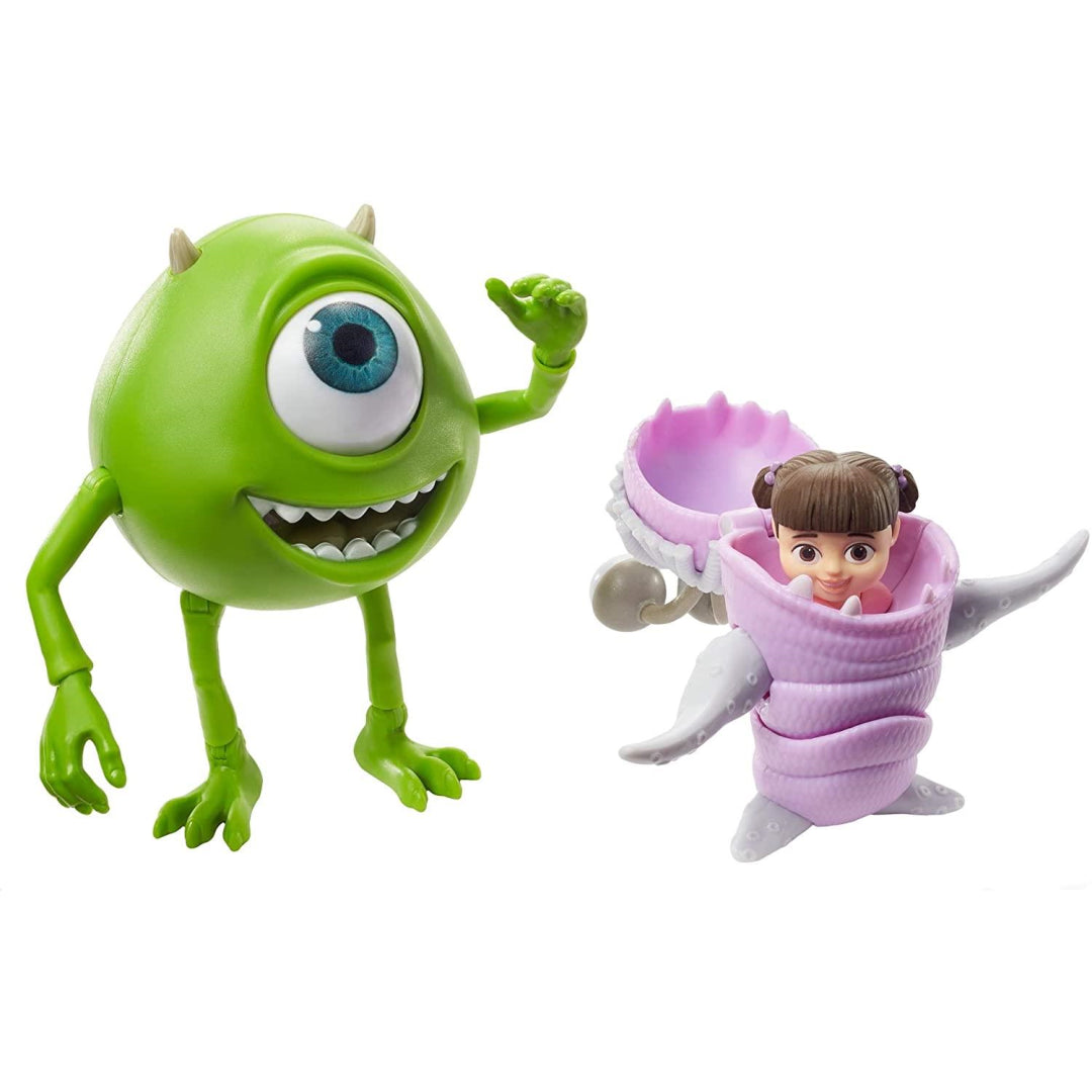 Disney Pixar Monsters Inc Mike Wazowski & Boo Figures - Maqio