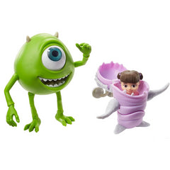 Disney Pixar Monsters Inc Mike Wazowski & Boo Figures - Maqio