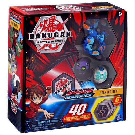 Bakugan Aquos Pyravian Starter Set + 40 Card Deck 20115655 - Maqio