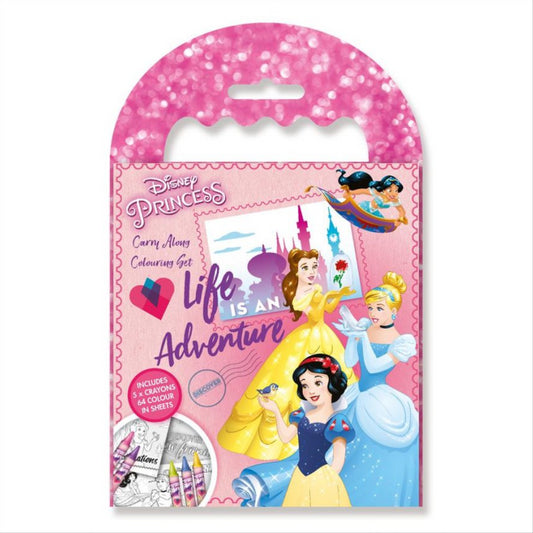 Disney Princess Carry Along Colouring Set - Maqio