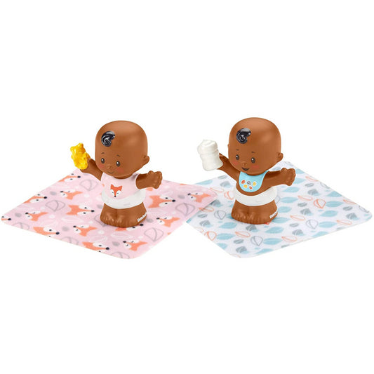 Fisher-Price Little People Twins + Fox Blanket Dolls - Maqio