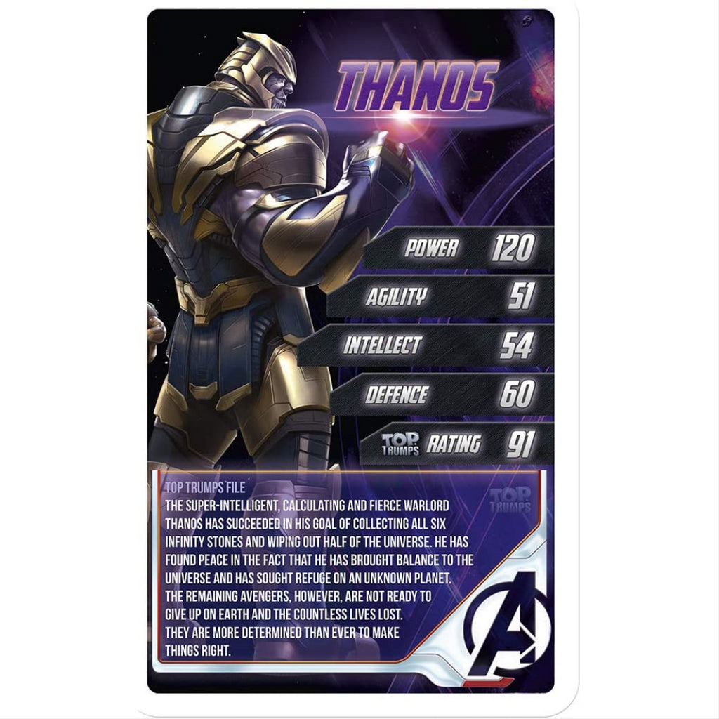 Top Trumps Cards - Marvel Avengers End Game 038904 - Maqio