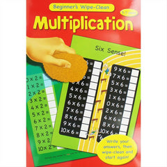 Alligator Books Multiplication Beginners Maths Wipe Clean Book - Maqio