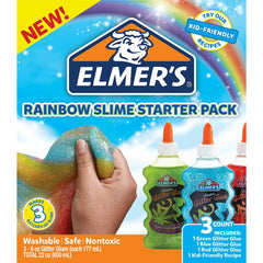 Elmers Rainbow Slime Starter pack- 3 x 177ml - 2022911 - Maqio