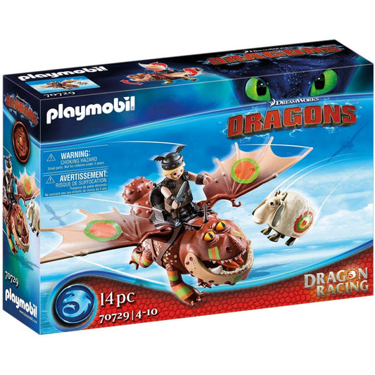 Playmobil Dreamworks Dragons Dragon Racing Fishlegs Meatlug - Maqio