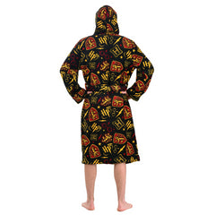 Harry Potter Hogwarts Reversible Robe Adults with Hoodie - Size Medium - Maqio