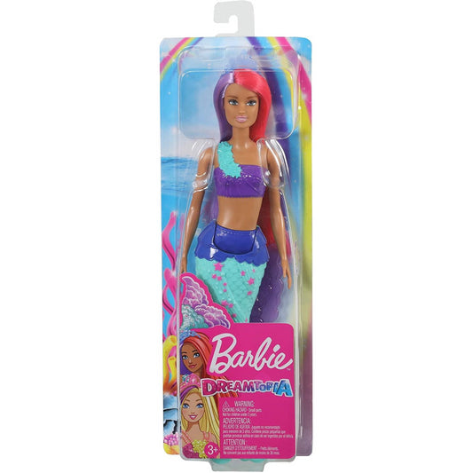 Barbie Dreamtopia Mermaid Doll with Light Blue & Purple Tail - Maqio