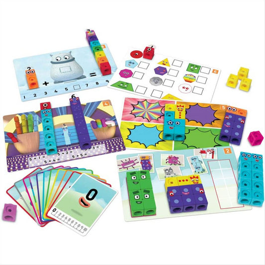 Learning Resources MathLink Cubes Numberblocks 1-10 Activity Set