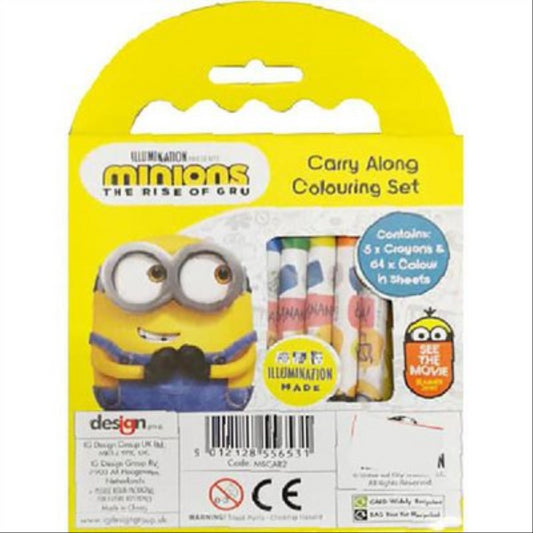 Minions Movie Carry Along Colour Set - Maqio