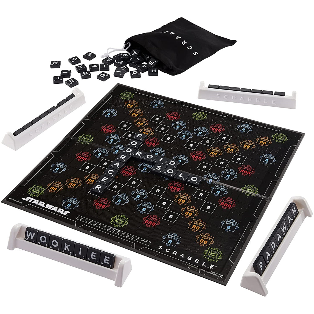 Scrabble Star Wars Edition Family Crossword Game Board Game - Maqio