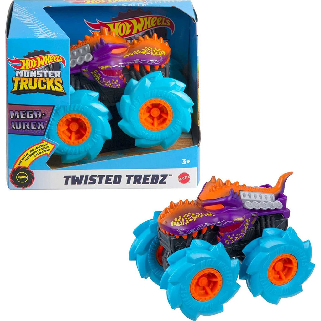 Hot Wheels Mega Wrex Monster Trucks Twisted Tredz - Maqio