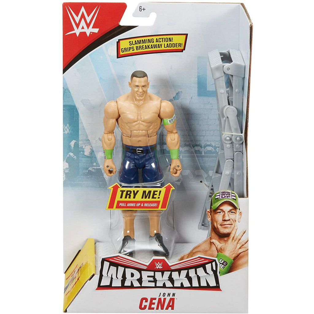 WWE Wrekkin' John Cena Action Figure with Wreckable Accessory - Maqio